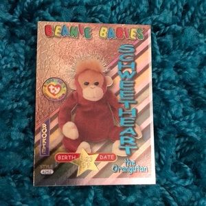 🎁5 for $10 Sale🎁 Ty Beanie Babies Schweetheart the Orangutan Card